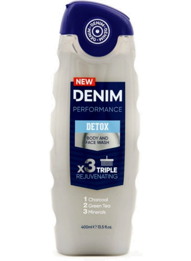 Performance Detox Body & Face Wash x3  Triple Rejuvenating 400ML